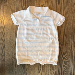 Kissy Kissy Striped White Kids romper